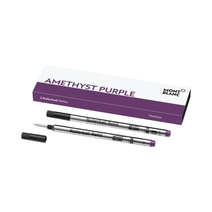 2 recambios Rollerball, morado amatista – Medio 2 recambios Rollerball, morado amatista – Medio