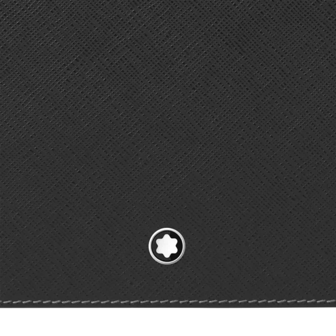 Alfombrilla de escritorio de cuero negro