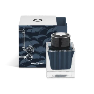 Botella de tinta Meisterstück Around the World in 80 Days, azul carbón – 50 ml