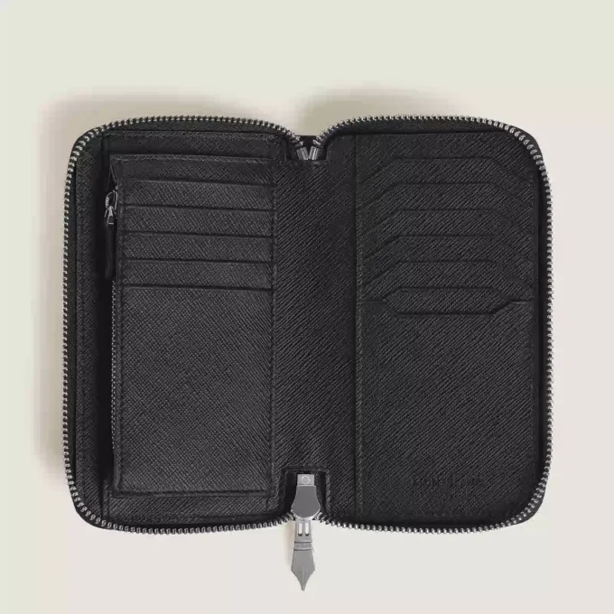 Cartera mediana Sartorial 12cc con cremallera Cartera mediana Sartorial 12cc con cremallera