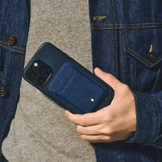 Cartera para tarjetas Montblanc Sartorial 2cc para iPhone con MagSafe Cartera para tarjetas Montblanc Sartorial 2cc para iPhone con MagSafe