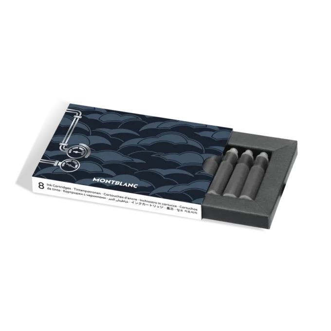 Cartuchos de tinta Meisterstück La vuelta al mundo en 80 días, azul – paquete de 8 unidades