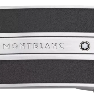 Cinturón reversible de piel negro/marrón de 30 mm