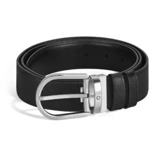 Cinturón reversible Horseshoe de 35 mm en piel Sartorial