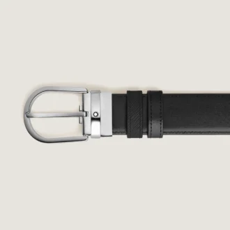 Cinturón reversible Horseshoe de 35 mm en piel Sartorial