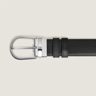 Cinturón reversible Horseshoe de 35 mm en piel Sartorial