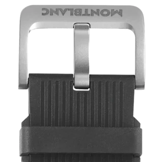 Correa de caucho negra a rayas