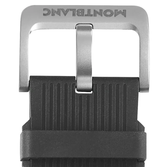 Correa de caucho negra a rayas