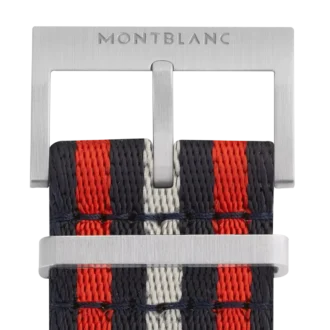 Correa de nailon roja y azul