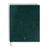 Cuaderno grande, piel Saffiano, verde británico – Páginas rayadas