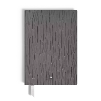 Cuaderno mediano en piel Corteccia, páginas rayadas