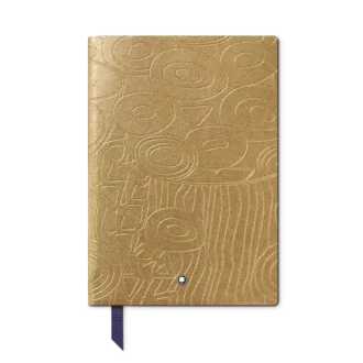 Cuaderno n.º 146 pequeño, Masters of Art Homage to Gustav Klimt, color dorado – Rayado