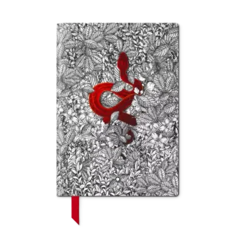 Cuaderno n.º 146 pequeño, The Legend of Zodiac, la serpiente, gris – Rayado