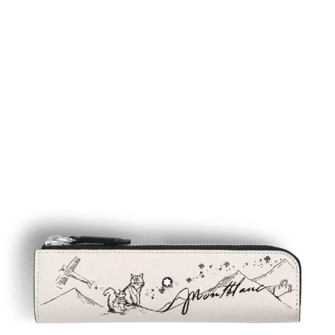 Estuche para bolígrafos Happy Holidays con cremallera