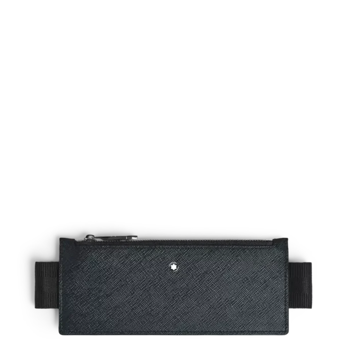 Estuche para bolígrafos Sartorial 2 con cremallera y banda elástica