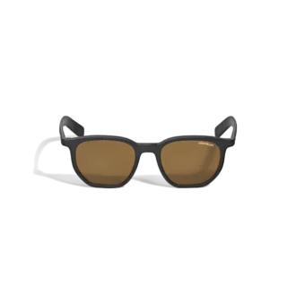 Gafas de sol cuadradas con montura de acetato de color negro