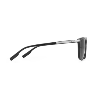 Gafas de sol rectangulares con montura de acetato de color negro