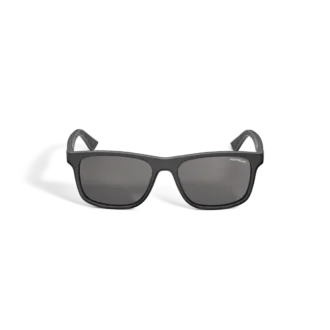 Gafas de sol rectangulares con montura de acetato negro