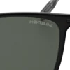 Gafas de sol rectangulares con montura inyectada negra