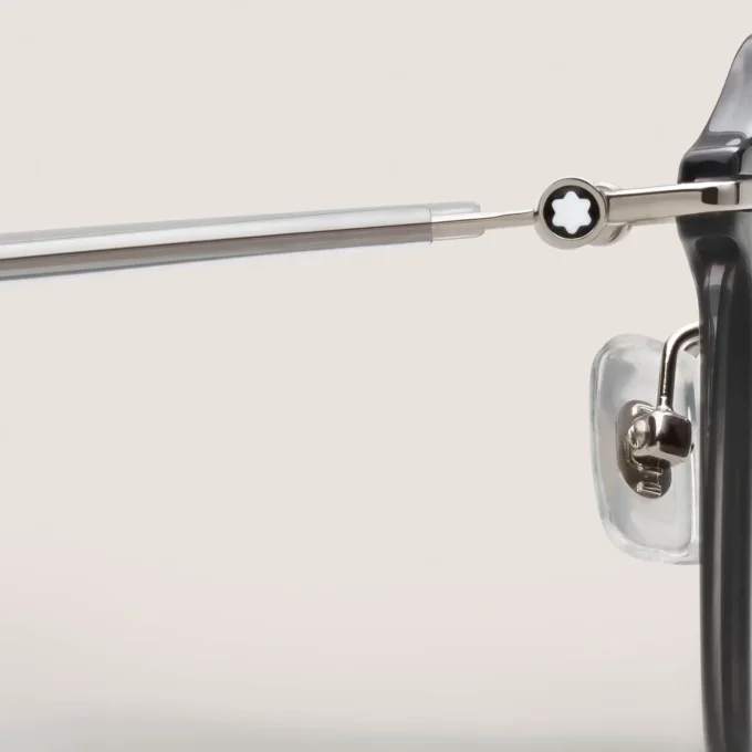 Gafas de sol redondas con montura inyectada gris