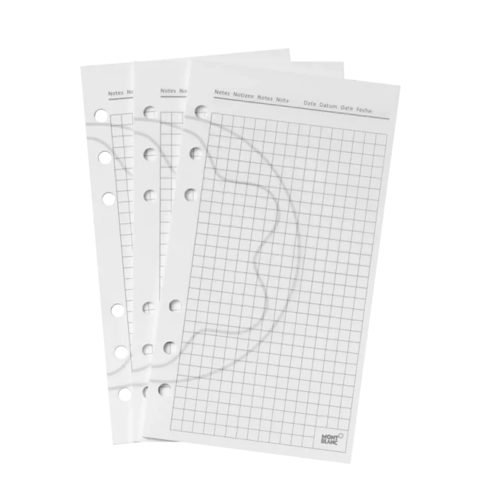 Hojas cuadriculadas medianas
