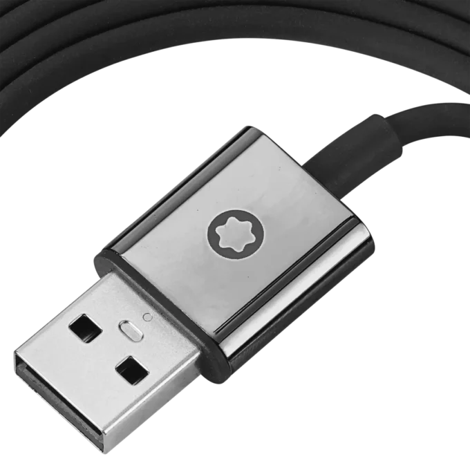 Juego de cables negros para los audífonos Montblanc MB 01