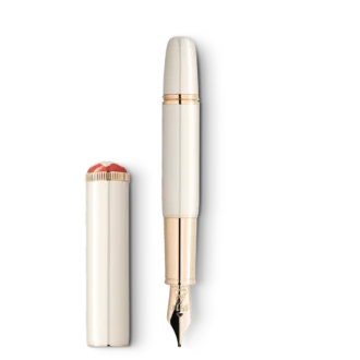 Montblanc Heritage Rouge et Noir «Baby» Edición Especial Pluma estilográfica color marfil
