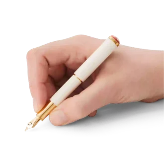 Montblanc Heritage Rouge et Noir «Baby» Edición Especial Pluma estilográfica color marfil