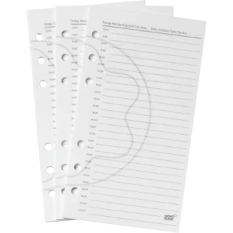 Páginas de planificación diaria mediana