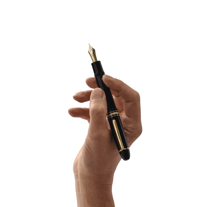 Pluma estilográfica Meisterstück 149 chapada en oro (F)