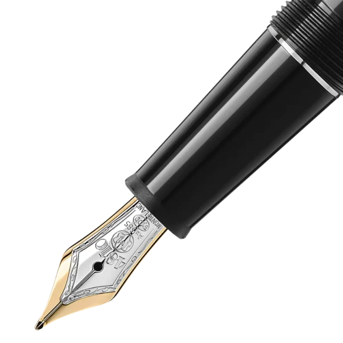 Pluma estilográfica Meisterstück Classique con recubrimiento de platino (F)