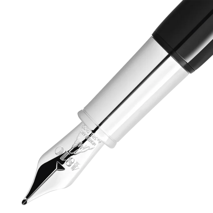 Pluma estilográfica Montblanc Heritage Rouge et Noir «Baby» Edición Especial Negra F