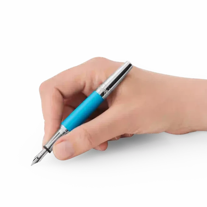 Pluma estilográfica Montblanc Maria Callas Special Edition en color turquesa