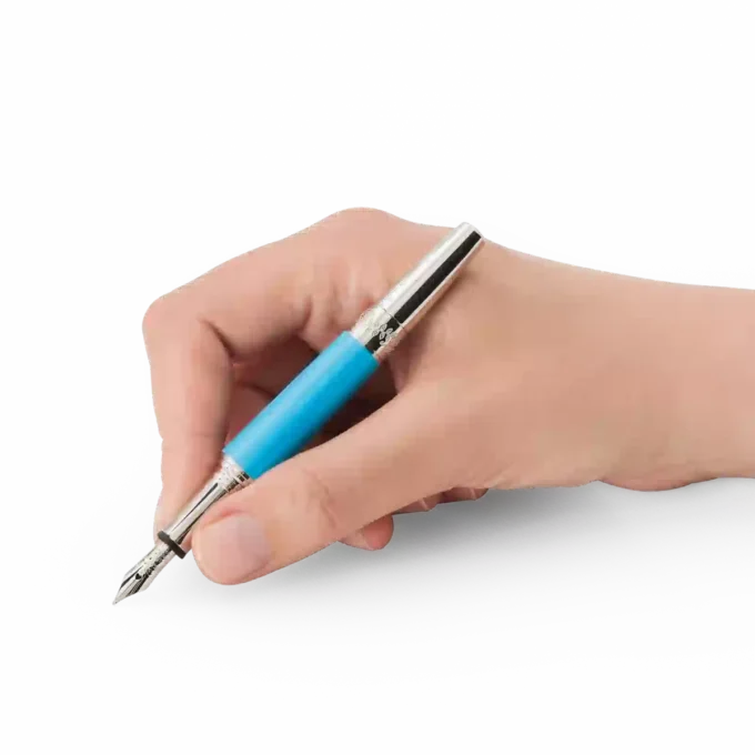 Pluma estilográfica Montblanc Maria Callas Special Edition en color turquesa