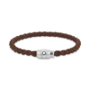 Pulsera mediana, piel suave, marrón fauve