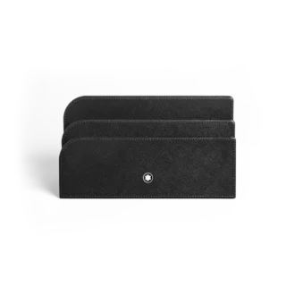 Revistero, cuero Saffiano, negro