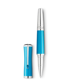 Rollerball Montblanc Maria Callas Edición Especial Color Turquesa