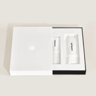 Set con roller PIX Deep Green y estuche para 1 pluma Montblanc Envelope.